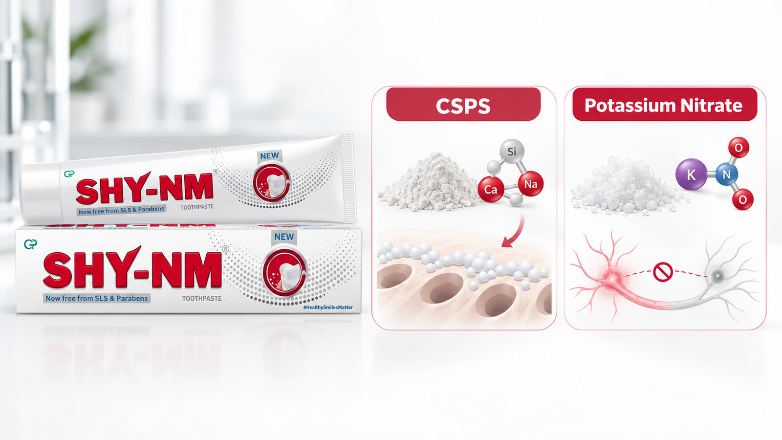 CSPS vs potassium nitrate for sensitive teeth